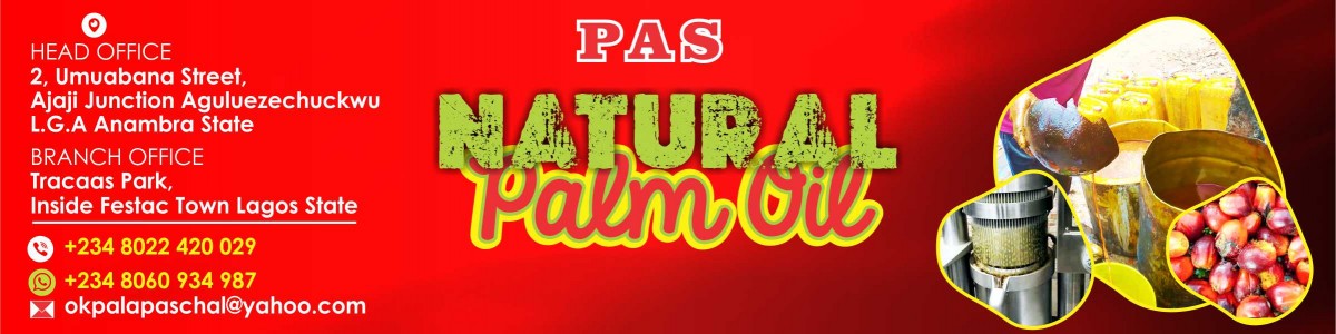 Pas Natural Palm Oil from Nigeria